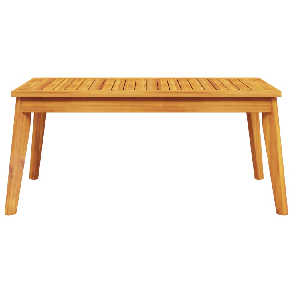 NNEVL Garden Dining Table 100x55x45 cm Solid Wood Acacia-3