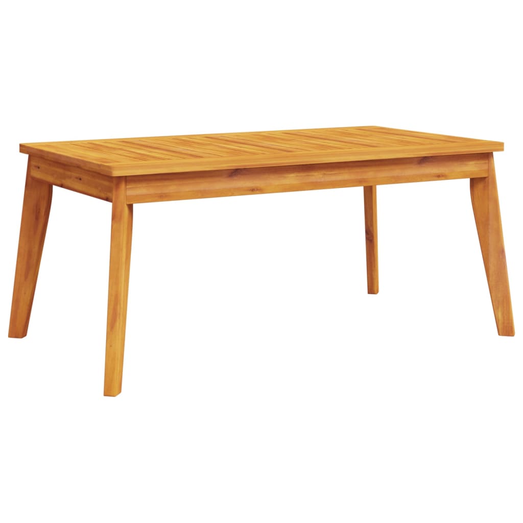 NNEVL Garden Dining Table 100x55x45 cm Solid Wood Acacia-4