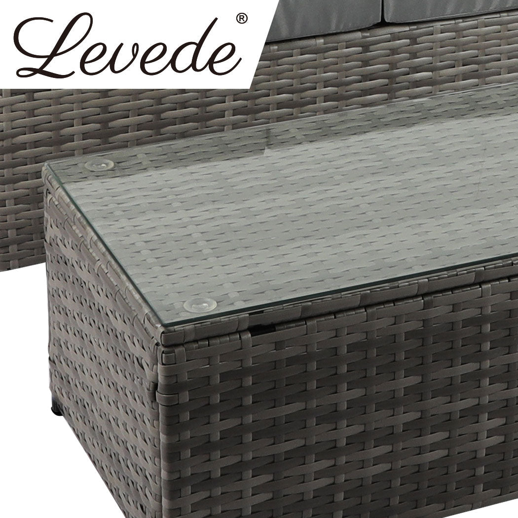 Levede 5pcs Outdoor Sofa Set Patio Furniture-3